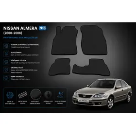 Nissan Almera N16 (2000-2006) &uuml;&ccedil;&uuml;n Professional Eva Ayaqaltıları